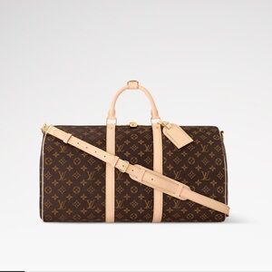 Louis Vuitton Brown LV Keepall Bandoulière
